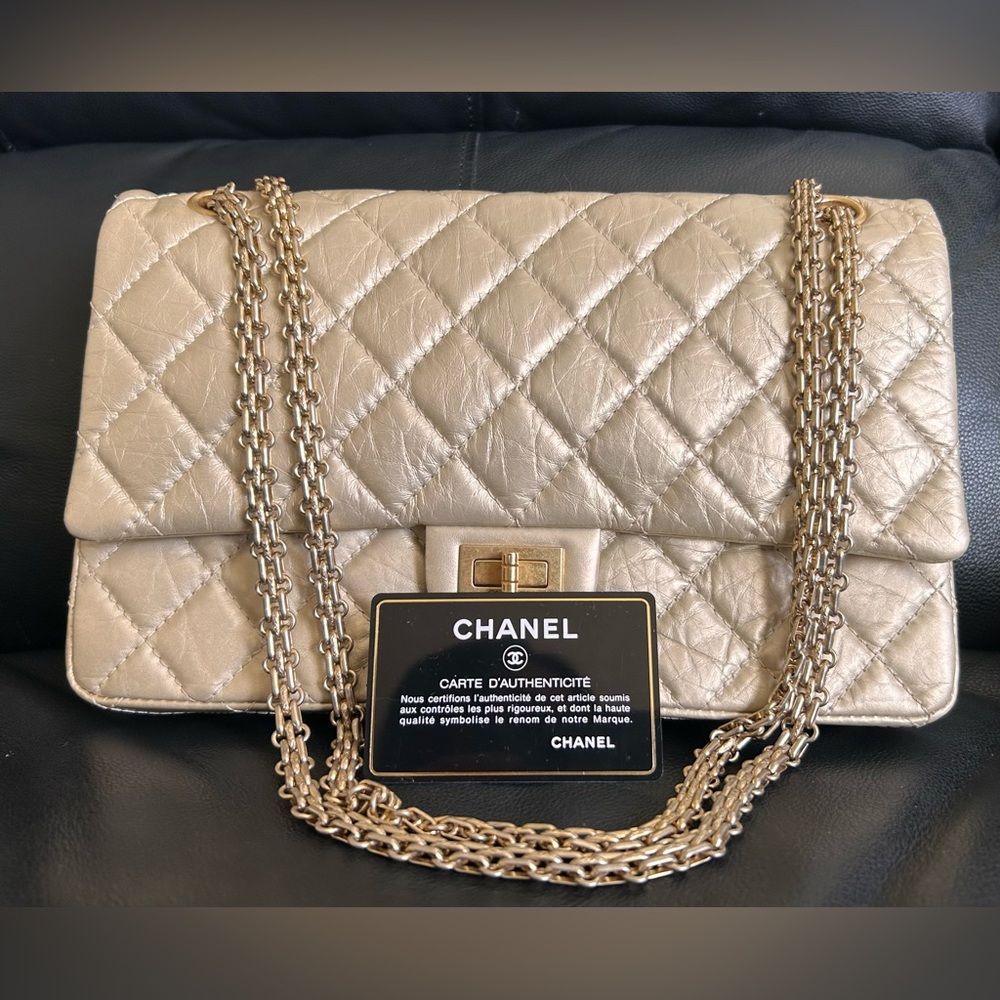 CHANEL 2.55 Reissue Quilted Calfskin Chain Shoulder